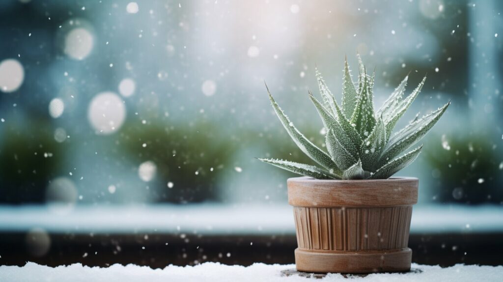 aloe vera plant care in winter